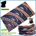 LSB-0262 Ningbo Lingshang 100% Polyester-Schlauch Multifunktions-Outdoor-Bandana Hals Schal Stoff